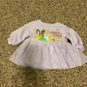 Disney Baby Princess Dress 0-3 Months Light Purple Tulle Skirt Royal Cutie
